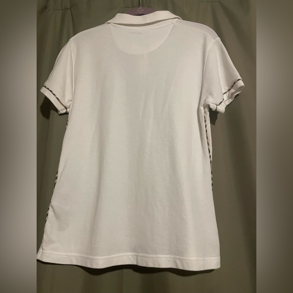Burberry Golf Women’s Polo Shirt Burberry Check Trim - Picture 2 of 7